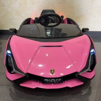 Coche eléctrico infantil 12 voltios, Lamborghini Sian 4x4, 4 motores de 12v,  INDA233-LEG6950679